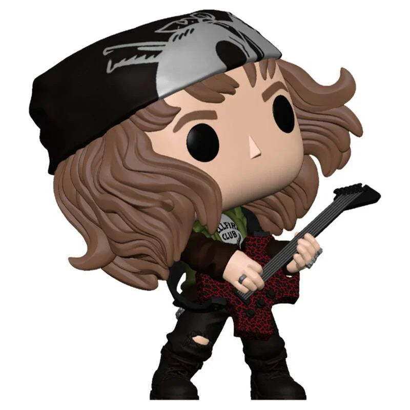 Funko Pop! Television: Stranger Things 4 - Eddie with Guitar Figure (Hunter) #1462 - Funko - Ginga Toys
