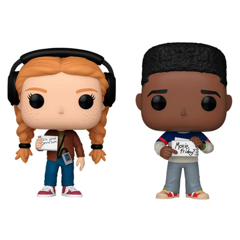 Funko Pop! Television: Stranger Things 4 - Max & Lucas Figures Two-Pack - Ginga Toys