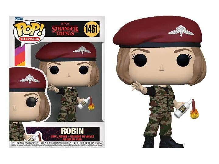 Funko Pop! Television: Stranger Things 4 - Robin with Cocktail Figure (Hunter) #1461 - Funko - Ginga Toys