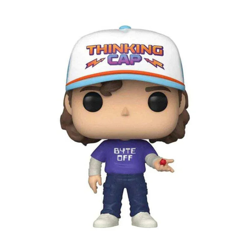 Funko Pop! Television: Stranger Things Dustin Exclusive Pop Figure #1249 - Funko - Ginga Toys