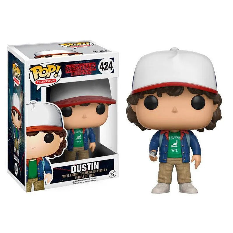 Funko Pop! Television: Stranger Things Dustin with Compass Vinyl Figure #424 - Funko - Ginga Toys