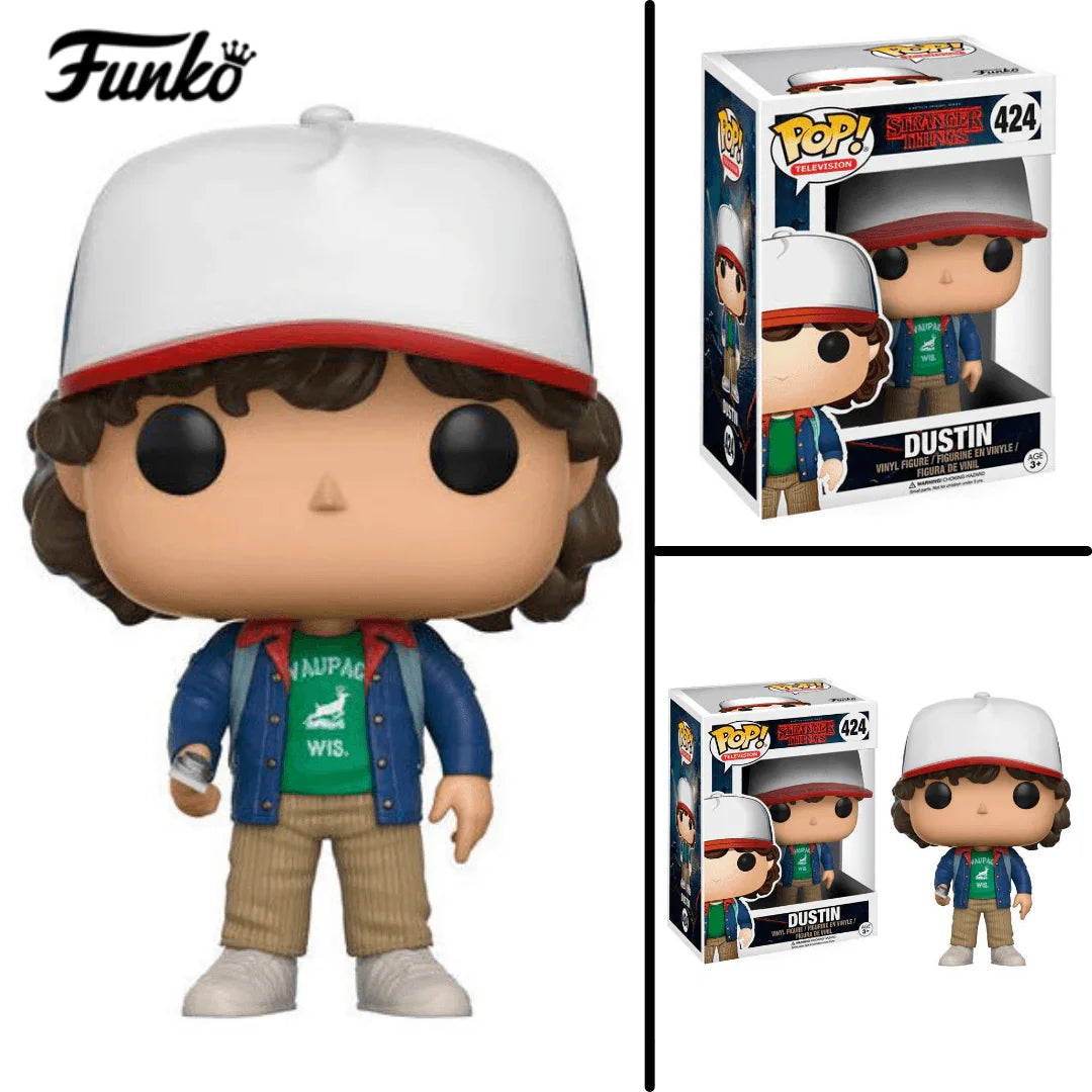 Funko Pop! Television: Stranger Things Dustin with Compass Vinyl Figure #424 - Funko - Ginga Toys