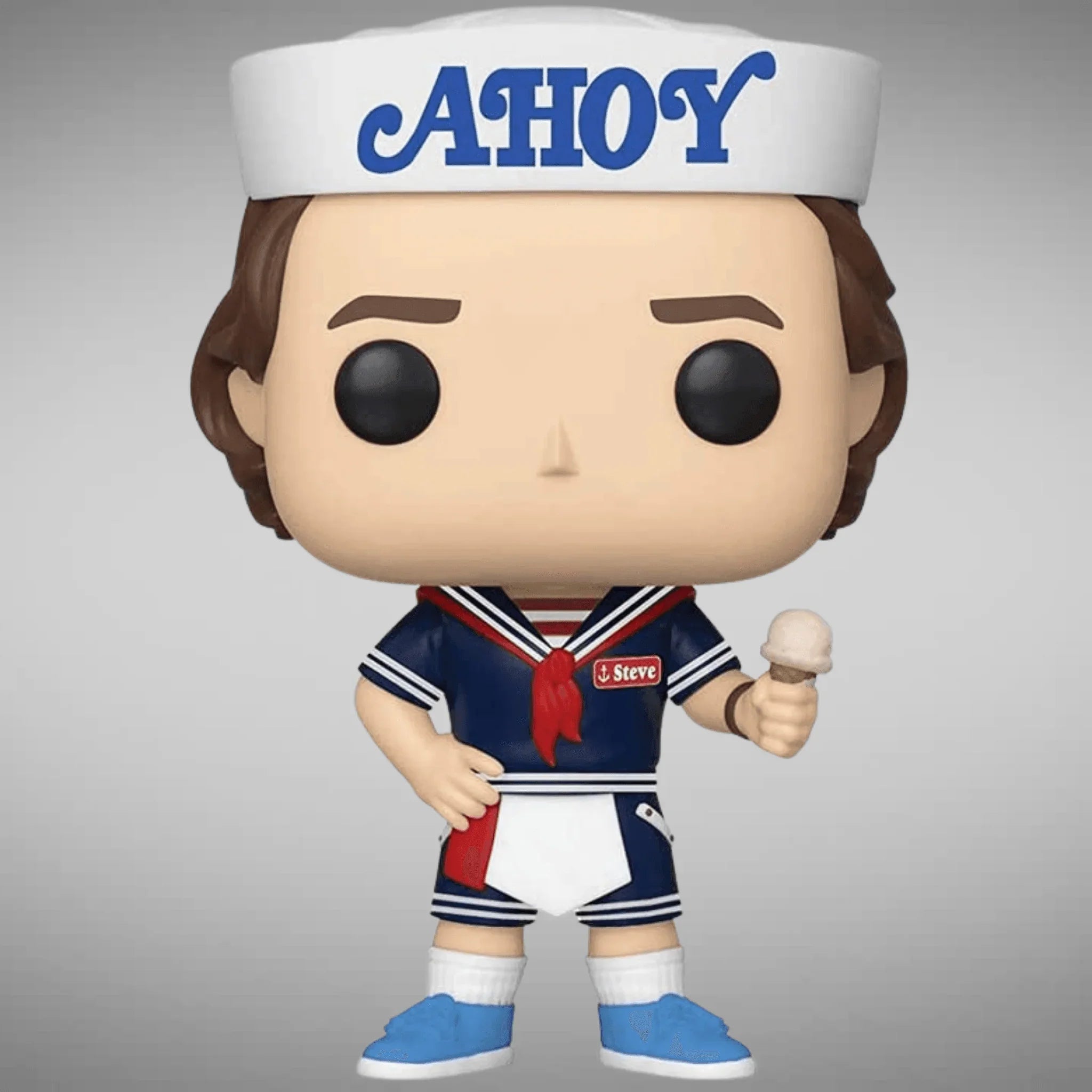 Funko POP Television Stranger Things S3 Steve With Hat And Ice Cream Vinyl Figure #803 - Funko - Ginga Toys