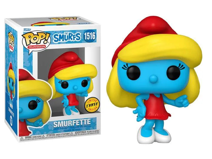 Funko Pop! Television: The Smurfs - (Chase) Smurfette Vinyl Figure #1516 - Ginga Toys