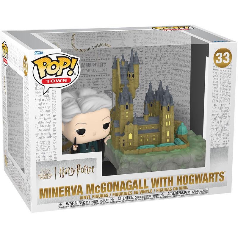 Funko Pop! Town: Harry Potter - Minerva McGonagall with Hogwarts Figure #33 - Funko - Ginga Toys