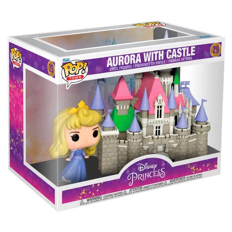 Funko Pop! Town: Ultimate Princess - Princess Aurora with Castle Figure #29 - Funko - Ginga Toys