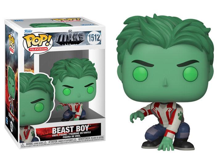 Funko Pop! TV: DC Titans - Beast Boy Vinyl Figure #1512 - Ginga Toys