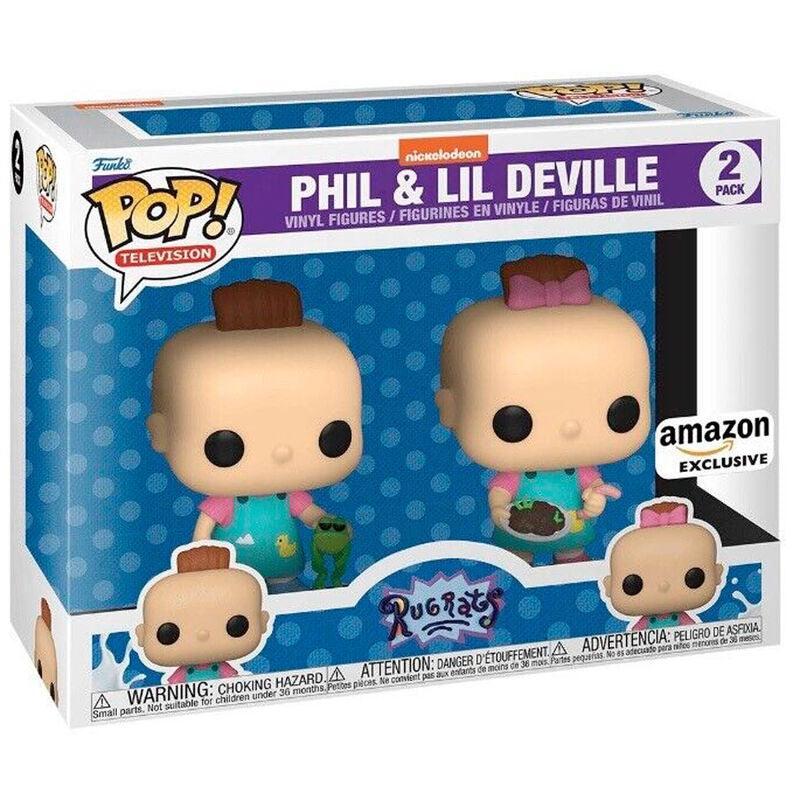 Funko Pop! TV: Rugrats - Phil & Lil Deville Exclusive Figure Two-Pack - Funko - Ginga Toys