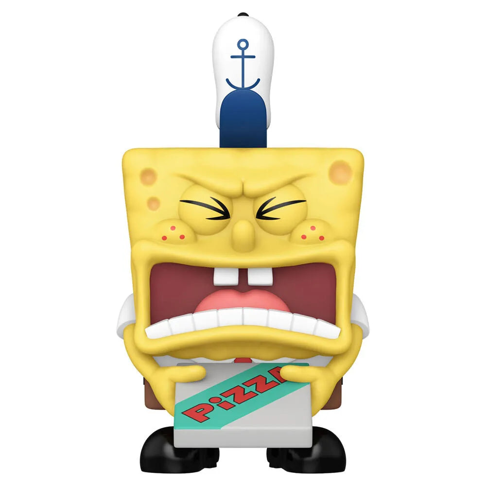 Funko Pop! TV: SpongeBob SquarePants 25th - Krusty Krab Pizza SpongeBob Figure #1667 - Ginga Toys