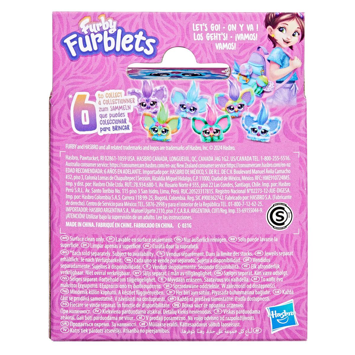 Furby Furblets Ooh-Koo Rock Mini Electronic Plush Toy - Ginga Toys