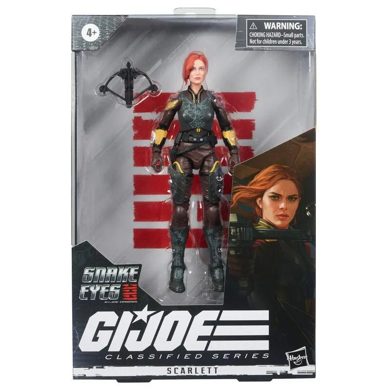 G.I. Joe Snake Eyes Scarlett Action Figure (Classified Series) - Hasbro - Ginga Toys