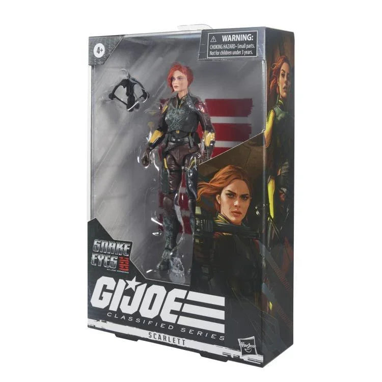 G.I. Joe Snake Eyes Scarlett Action Figure (Classified Series) - Hasbro - Ginga Toys