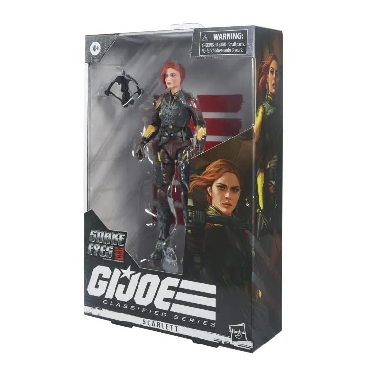 G.I. Joe Snake Eyes Scarlett Action Figure (Classified Series) - Hasbro - Ginga Toys