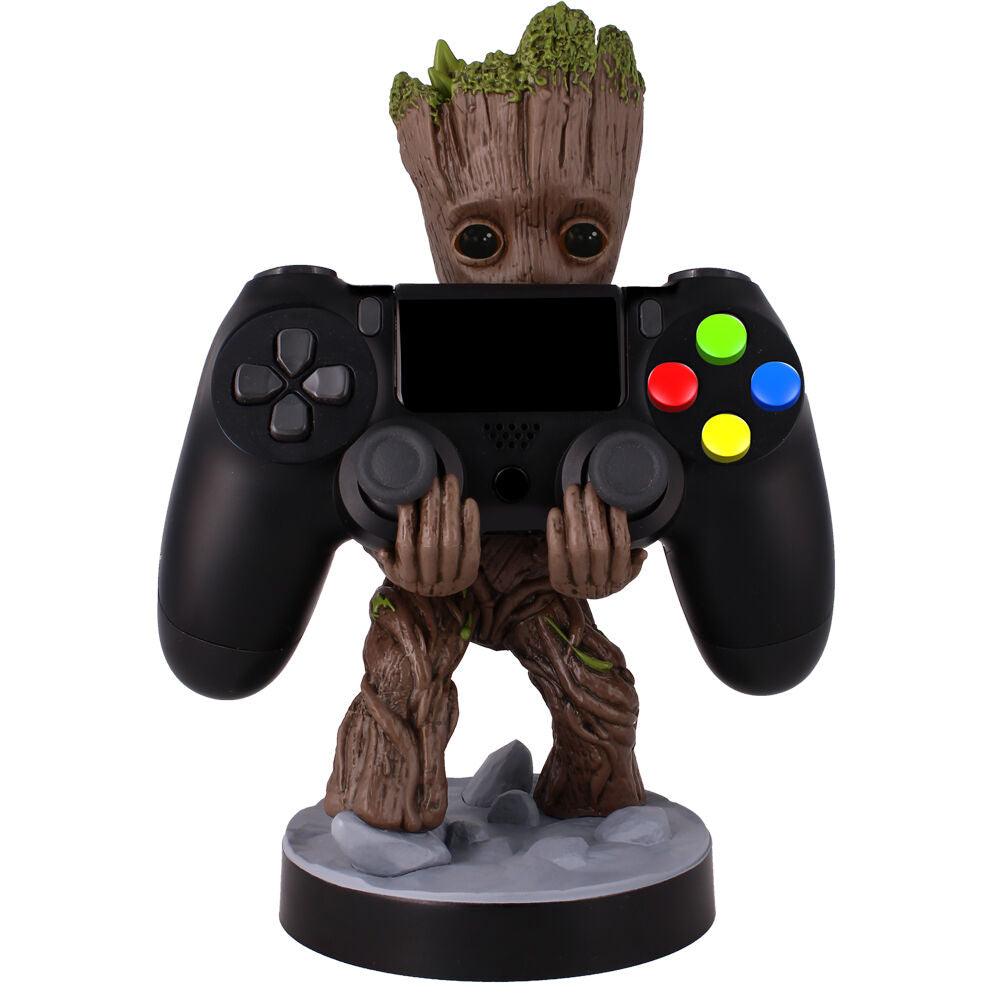 Guardians of The Galaxy: Toddler Groot Cable Guys Original Controller and Phone Holder - Exquisite Gaming - Ginga Toys