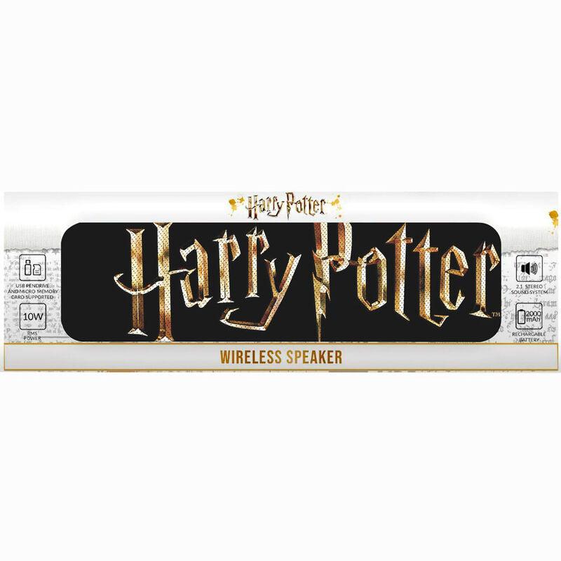Harry Potter Black Portable wireless 10W 2.1 stereo speaker - Ert Group - Ginga Toys