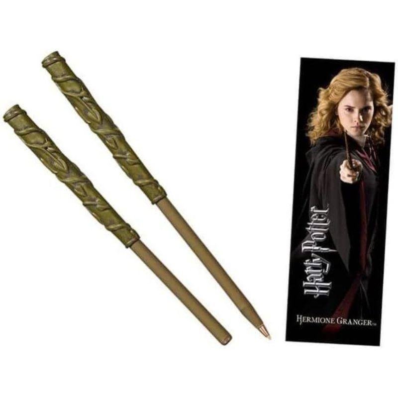 Harry Potter Hermione Granger wand pen and bookmark - The Noble Collection - Ginga Toys