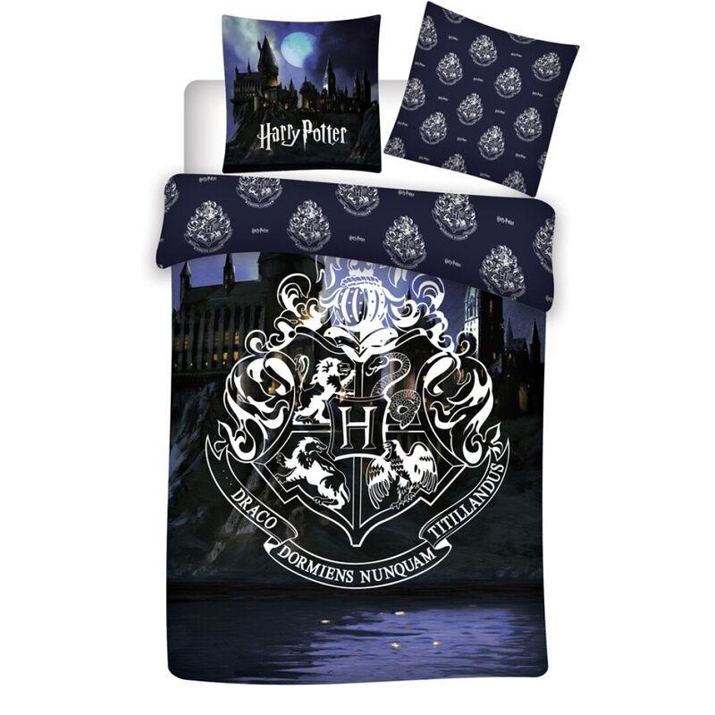 Harry Potter Hogwarts microfiber Duvet Cover Bed 90cm - Warner Bros - Ginga Toys