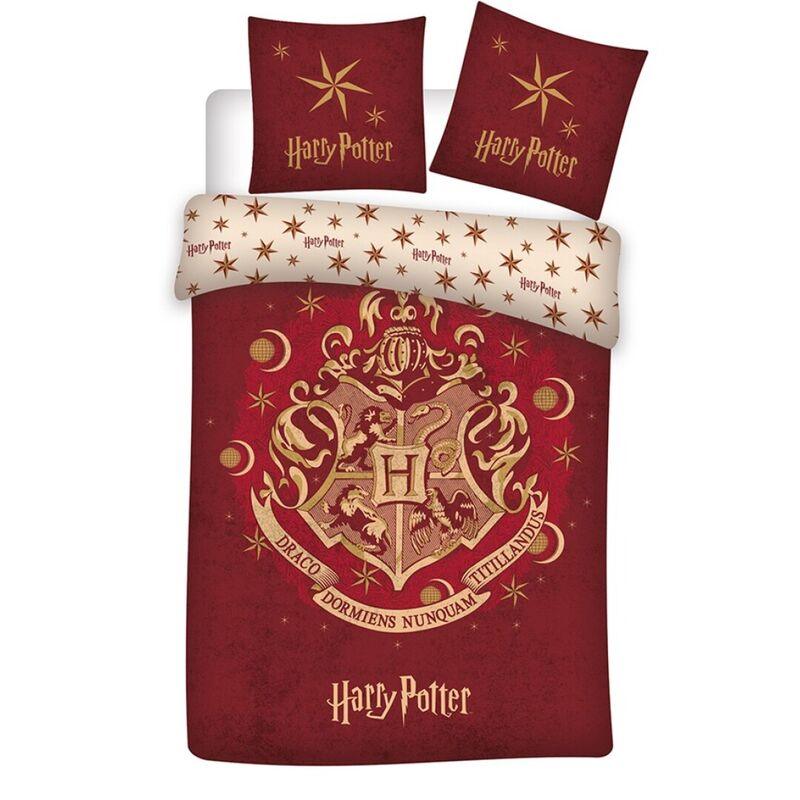 Harry Potter Hogwarts organic cotton Red Duvet Cover Bed 90cm - Warner Bros - Ginga Toys