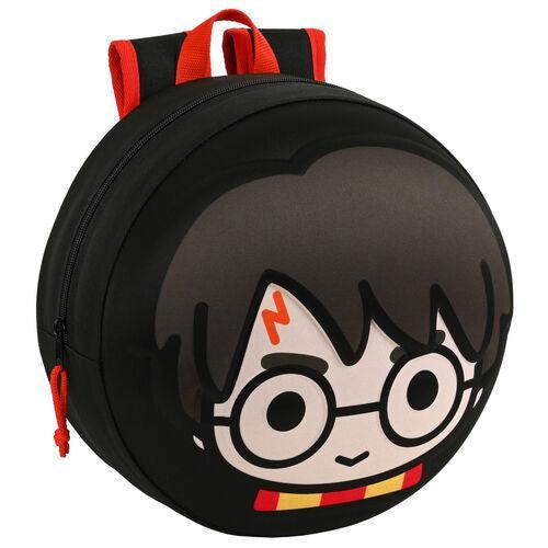 Harry Potter Kids School Black 3D Round Mini Backpack - Safta - Ginga Toys
