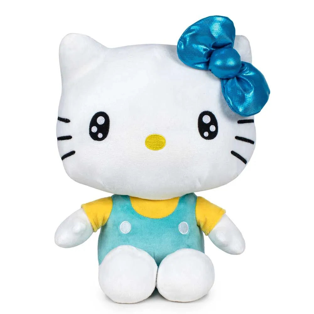 Hello Kitty 50th Anniversary Plush Toy Blue 22cm - Ginga Toys
