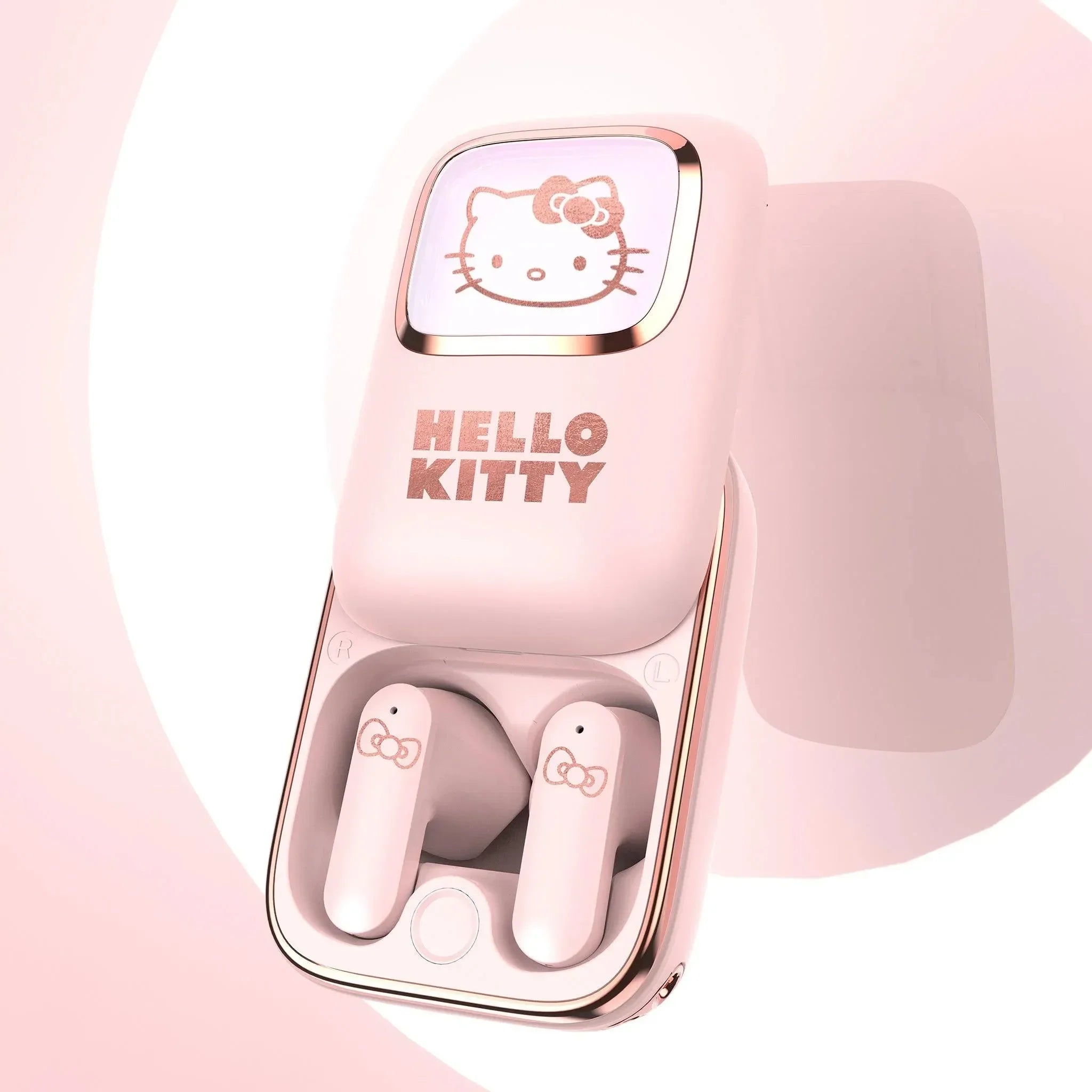 Hello Kitty Slide TWS Wireless Earphones - Earpods Pink / Rose Gold - Ginga Toys