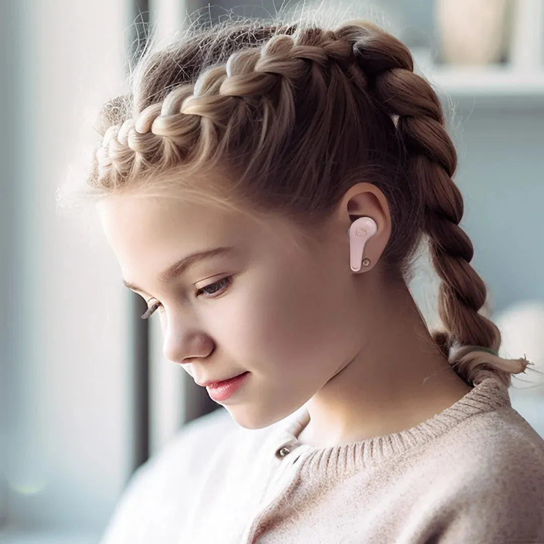 Hello Kitty TWS Wireless Earphones - Earpods - Pink / Rose Gold - Ginga Toys