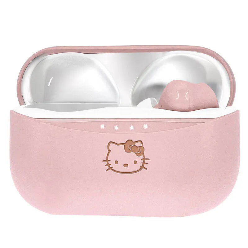Hello Kitty TWS Wireless Earphones - Earpods - Pink / Rose Gold - Ginga Toys