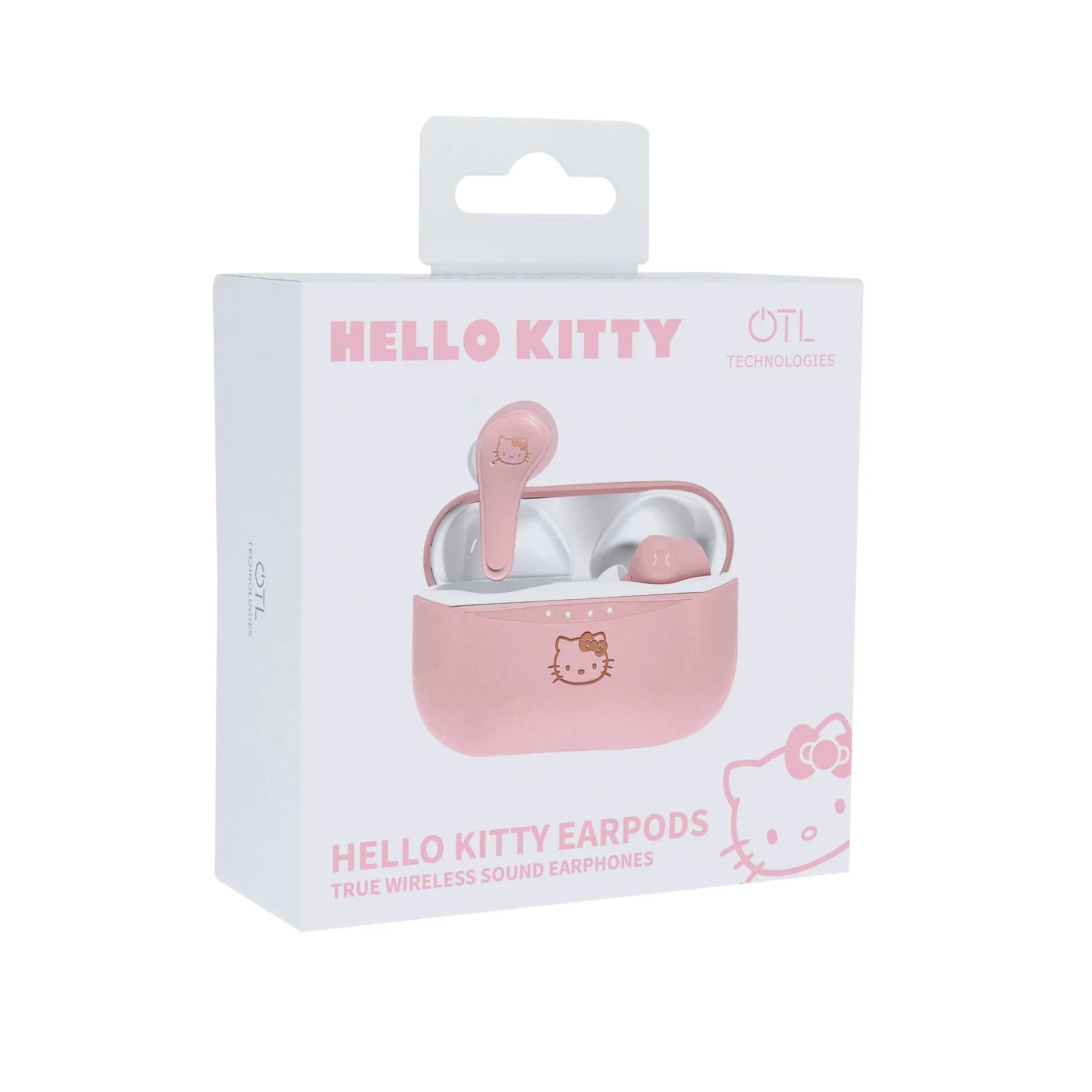 Hello Kitty TWS Wireless Earphones - Earpods - Pink / Rose Gold - Ginga Toys