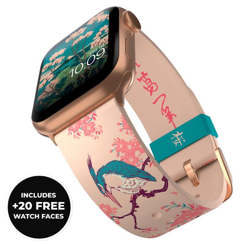 Hokusai - Cherry Blossom Smartwatch Band strap + face designs - Mobyfox - Ginga Toys