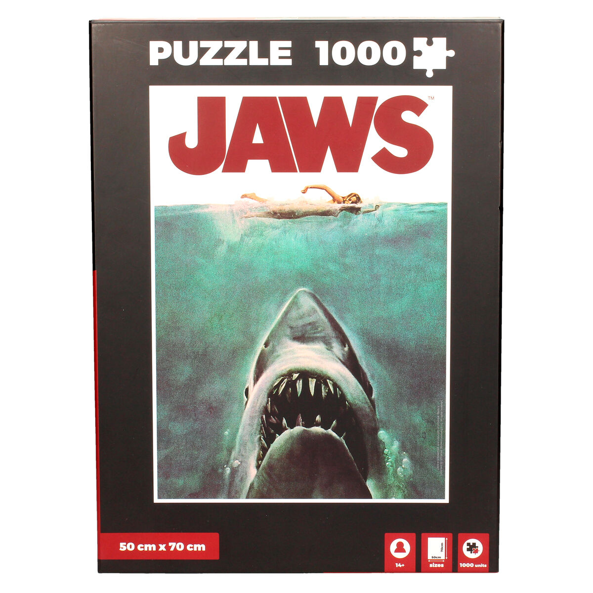 Jaws Movie Poster 1000-Piece Jigsaw Puzzle - Ginga Toys