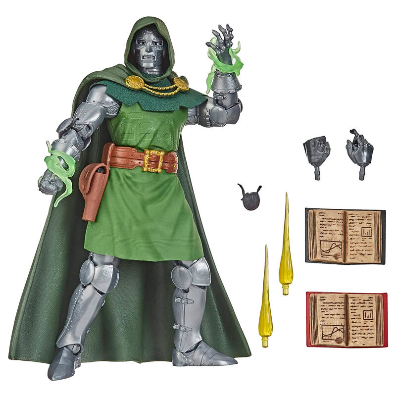 Fantastic Four Marvel Legends Retro Collection Doctor Doom Action Figure - Hasbro - Ginga Toys