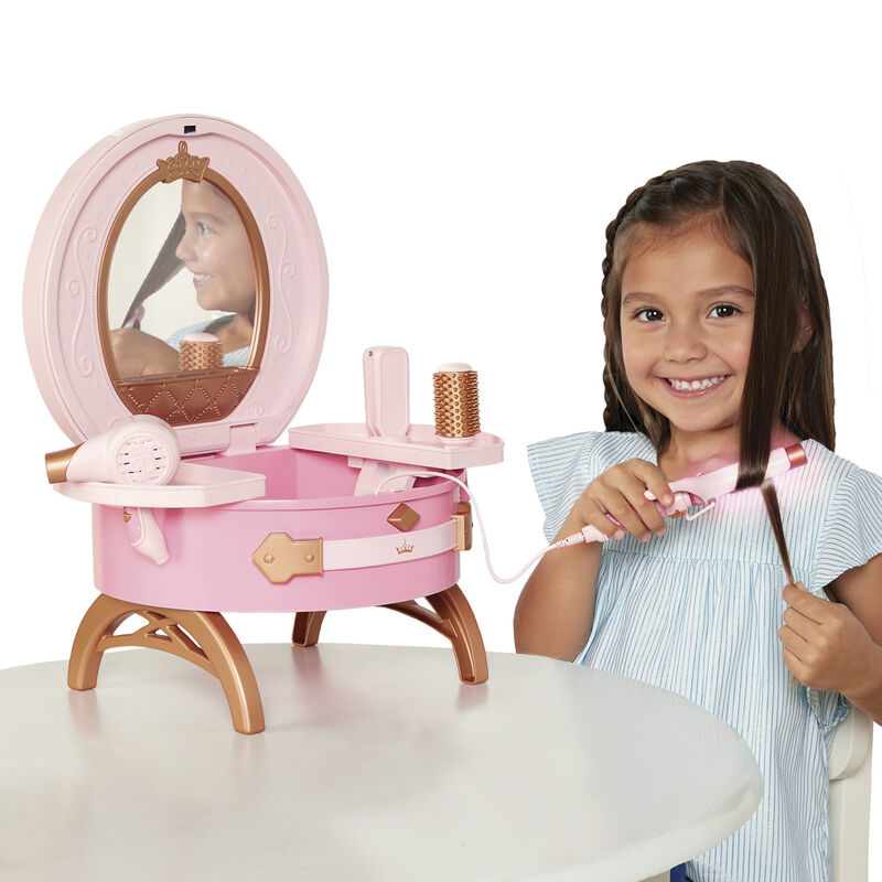 Disney Princess Style Collection Light Up & Style Vanity Travel Dresser Set - Ginga Toys