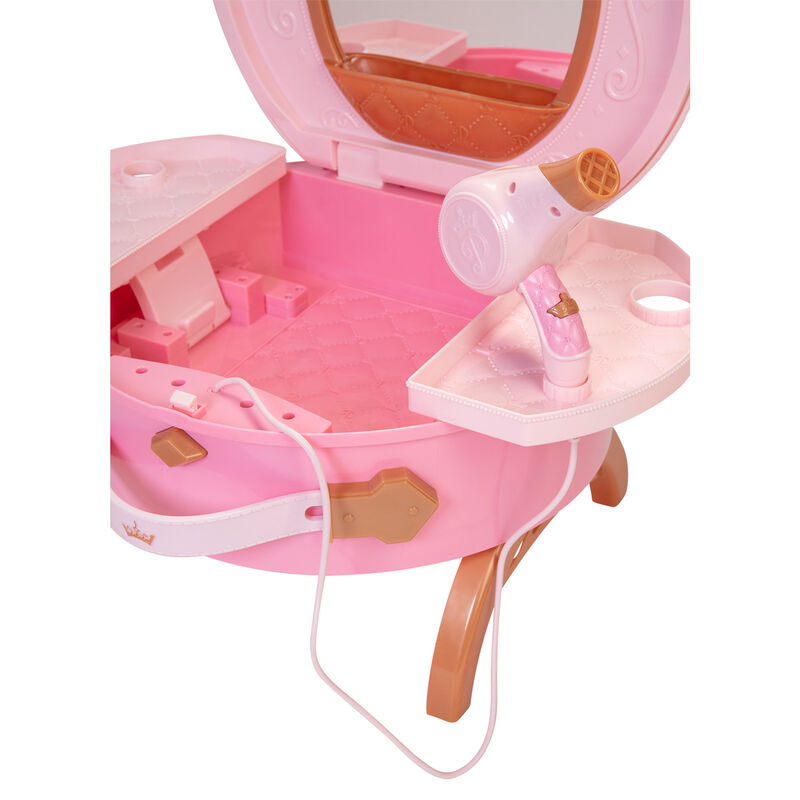 Disney Princess Style Collection Light Up & Style Vanity Travel Dresser Set - Ginga Toys