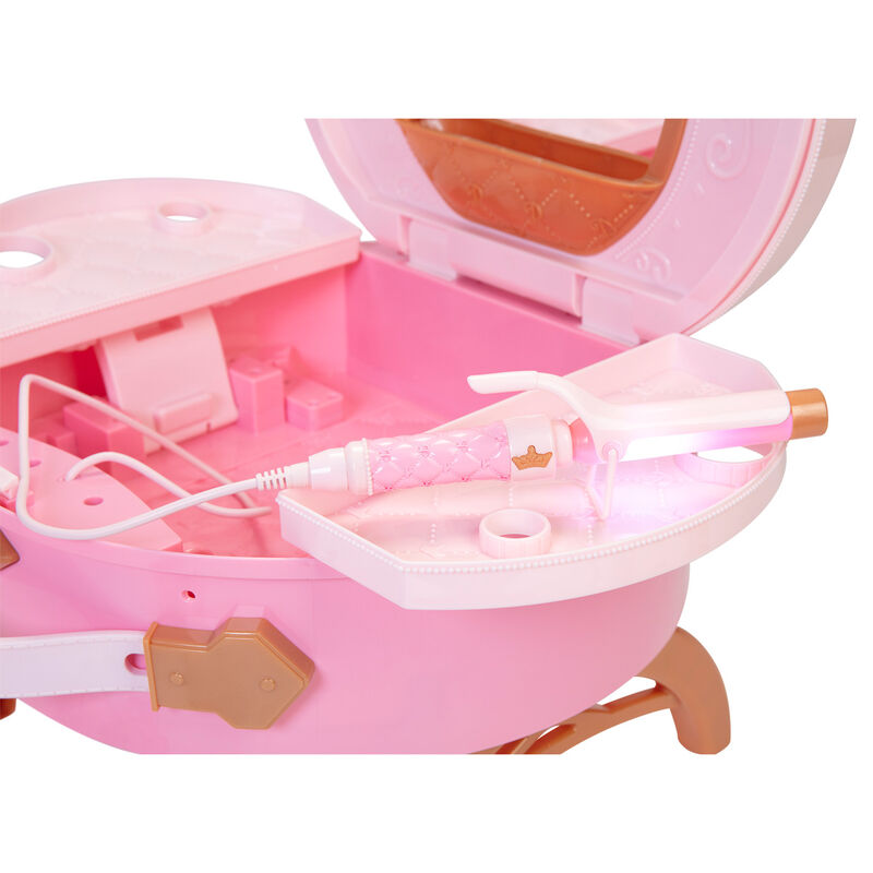 Disney Princess Style Collection Light Up & Style Vanity Travel Dresser Set - Ginga Toys