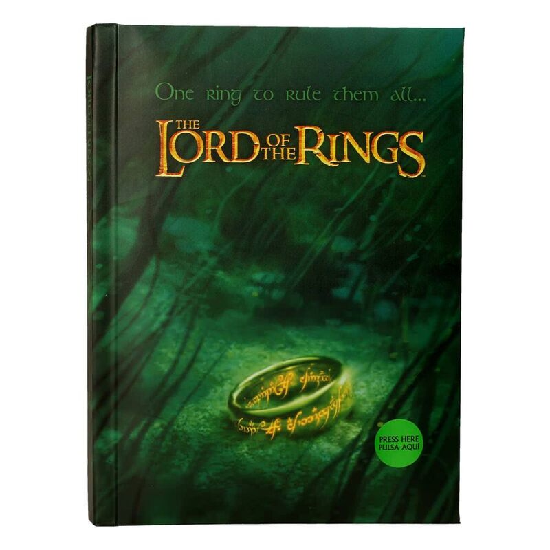 The Lord of the Rings One Ring to Rule Them All Luminous A5 Premium Notebook - Ginga Toys