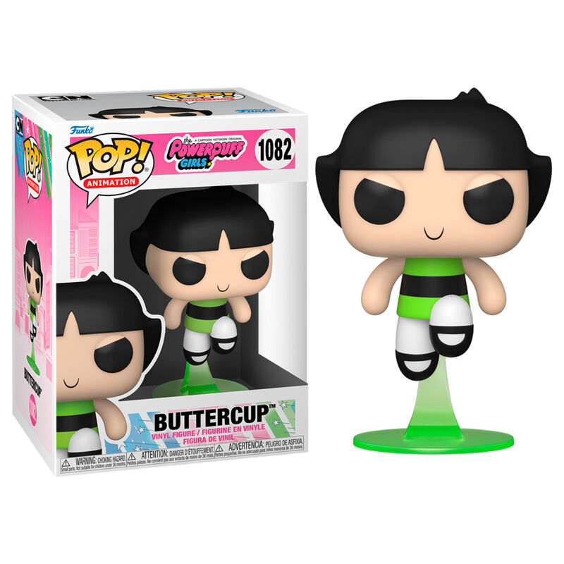 Funko Pop! Animation: Powerpuff Girls - Buttercup Vinyl Figure #1082 - Ginga Toys