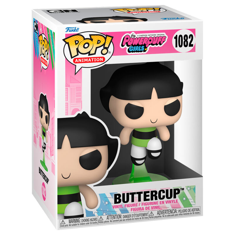 Funko Pop! Animation: Powerpuff Girls - Buttercup Vinyl Figure #1082 - Ginga Toys