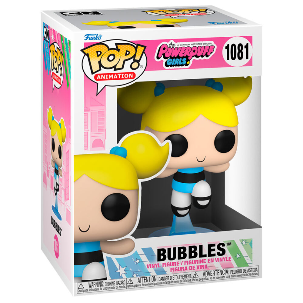 Funko Pop! Animation: Powerpuff Girls - Bubbles Vinyl Figure #1081 - Ginga Toys