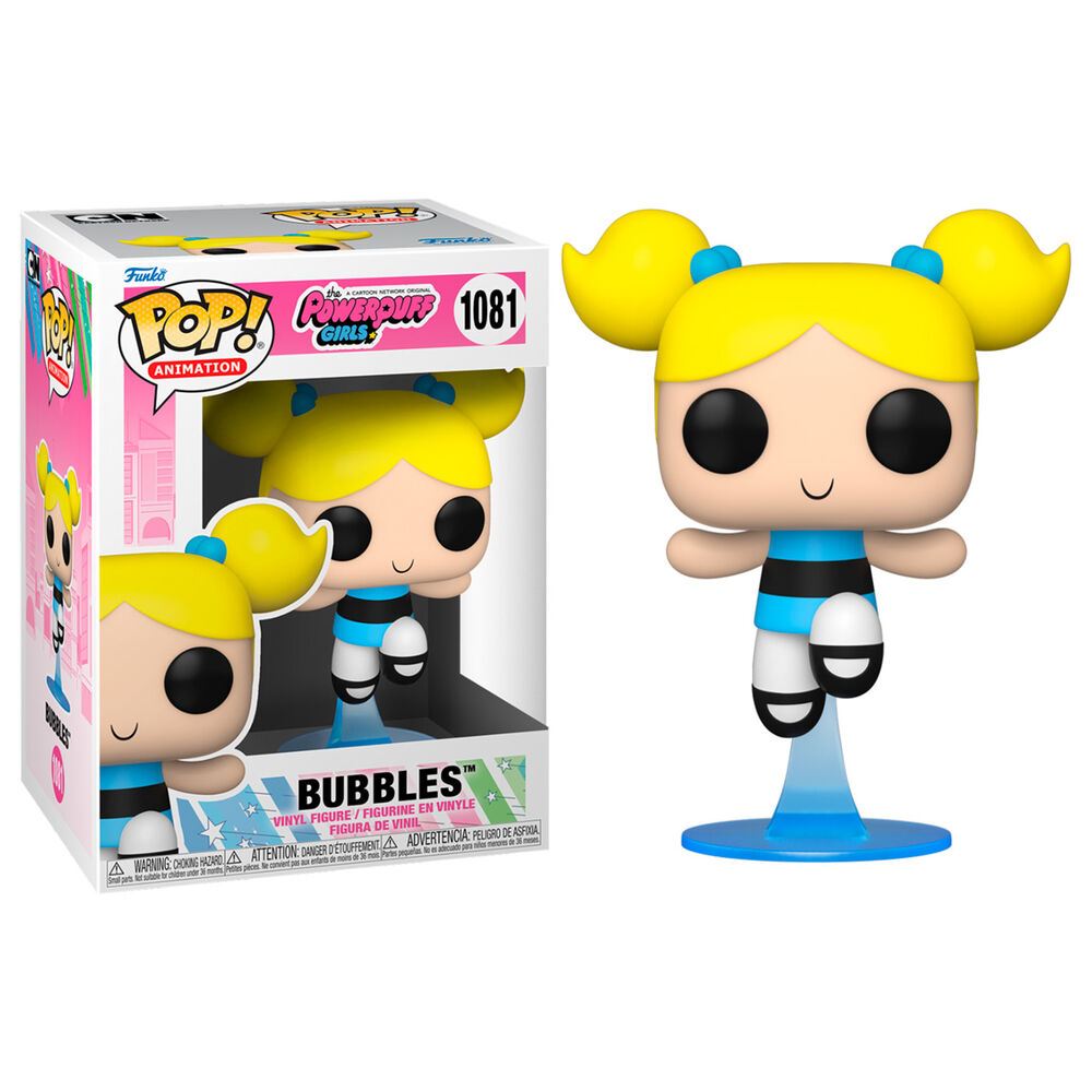 Funko Pop! Animation: Powerpuff Girls - Bubbles Vinyl Figure #1081 - Ginga Toys