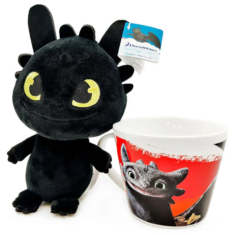 How To Train Your Dragon Toothless Plush Toy 18cm & Mug Set