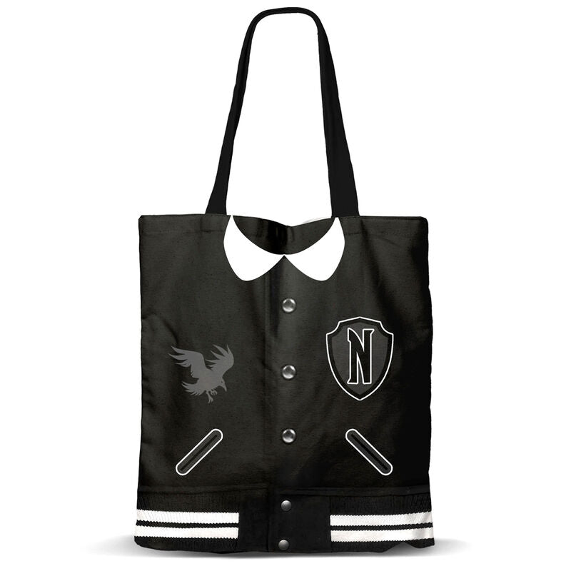 Netflix TV Wednesday Varsity Shopping Tote Bag 40cm - Ginga Toys