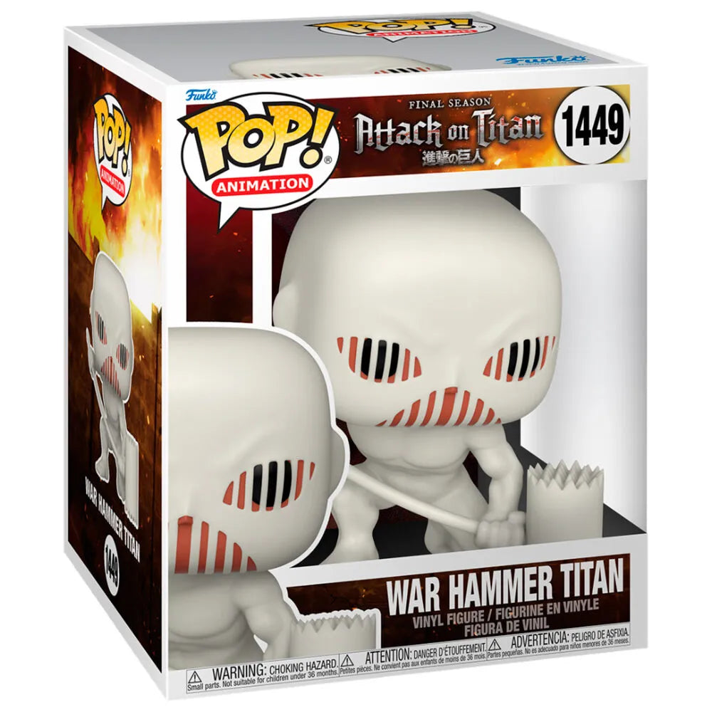 Funko Pop! Animation: 6" Attack on Titan: Final Season - Super Sized War Hammer Titan Figure #1449