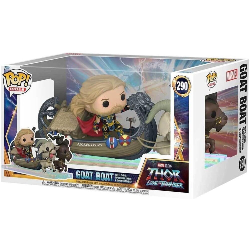 Funko Pop! Rides - Thor: Love and Thunder - Goat Boat with Thor Vinyl Figure #290