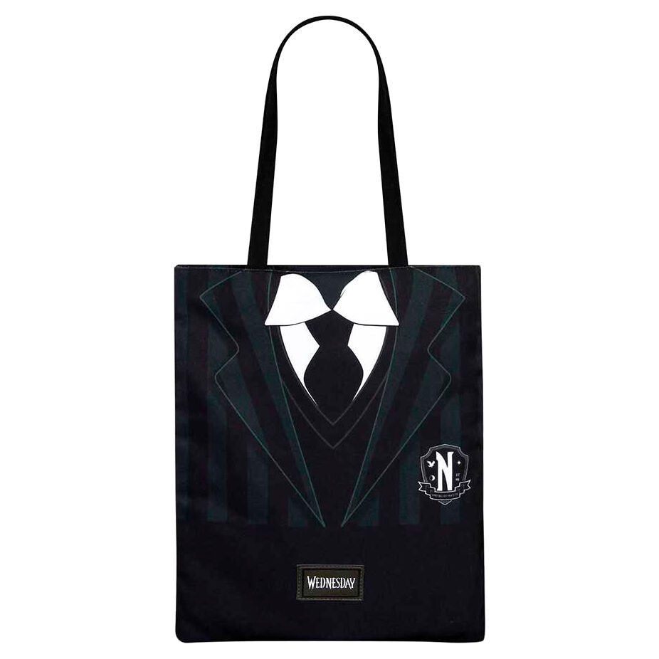 Netflix TV Wednesday Uniform Shopping Tote Bag 40cm - Ginga Toys