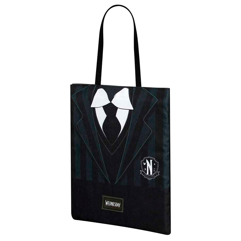 Netflix TV Wednesday Uniform Shopping Tote Bag 40cm - Ginga Toys