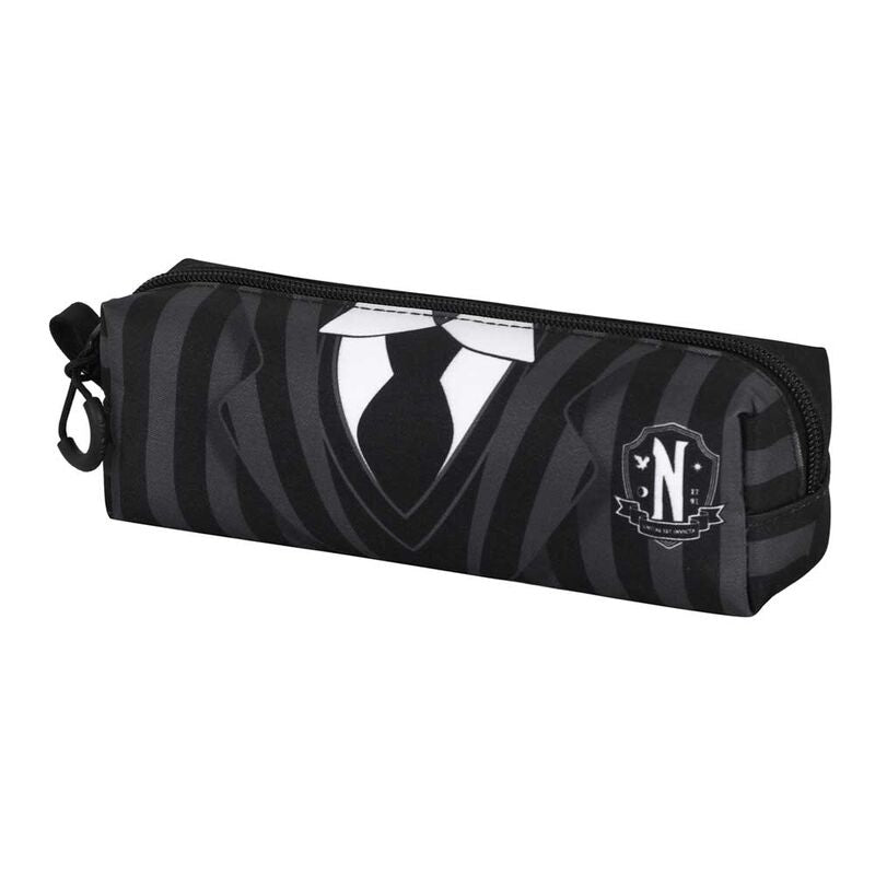 Netflix TV Wednesday Uniform Black Fan Square Pencil Case - Ginga Toys