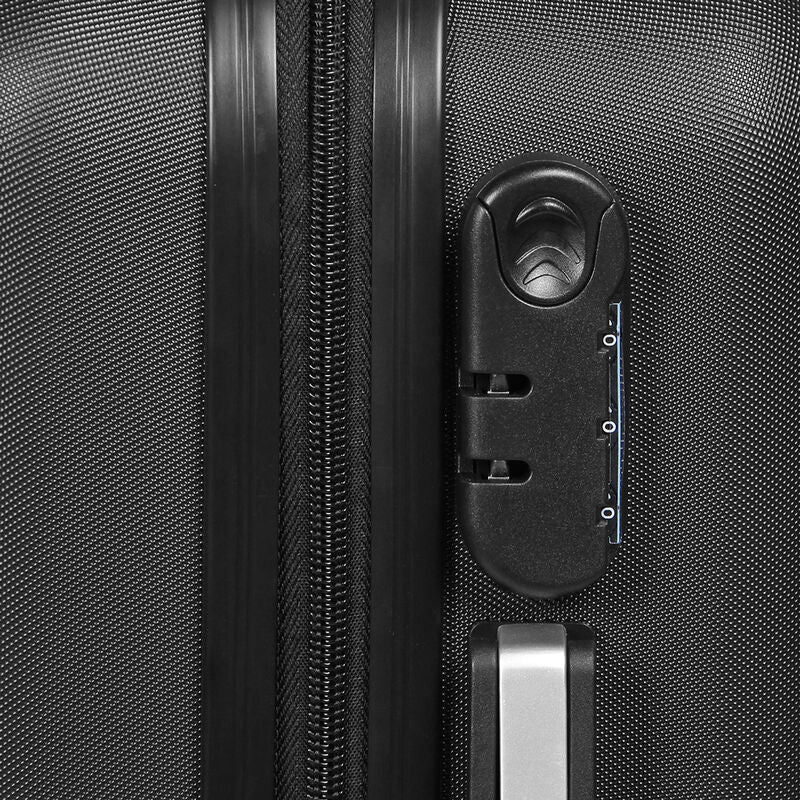 Netflix TV Wednesday Uniform Black ABS 4-Wheel Cabin Suitcase 55cm - Ginga Toys