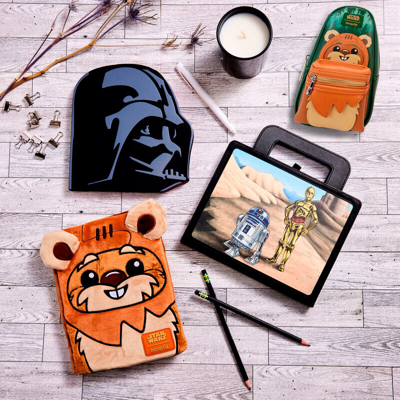 Loungefly Star Wars Return of the Jedi R2-D2 & C-3P0 Lunchbox Notebook - Ginga Toys
