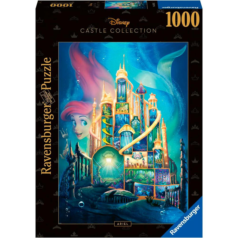 Disney Jigsaw Ariel Castle Puzzle - 1000 Pieces Puzzle - Ravensburger - Ginga Toys