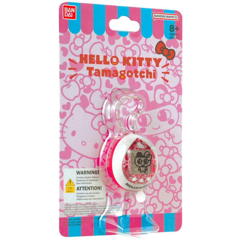 Bandai Tamagotchi Nano Hello Kitty 50th Anniversary Edition – Red & White Virtual Pet - Ginga Toys